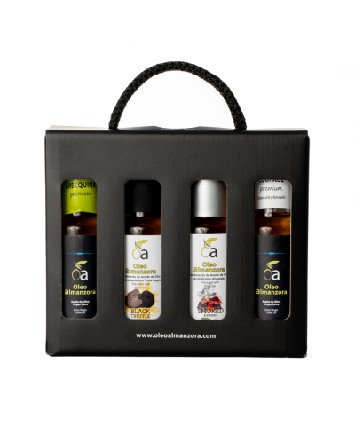 COFFRET 100ML 4x100ml Huiles Arbequina et Koroneiki