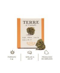 Fleur aromatique de CBD : PERLA / AK47