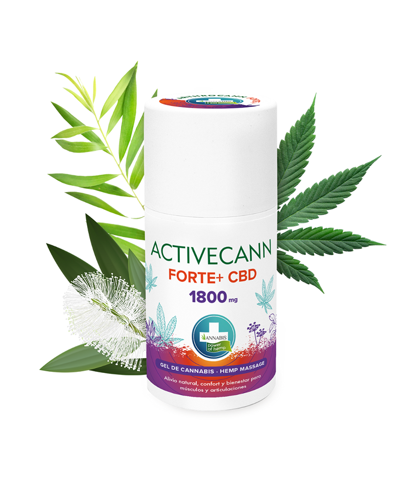 ACTIVECANN Gel Forte+ con 1800mg de CBD