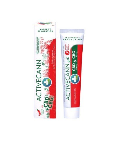 ACTIVECANN WARMING GEL (calentamiento) – CBD CBG – Nueva Fórmula